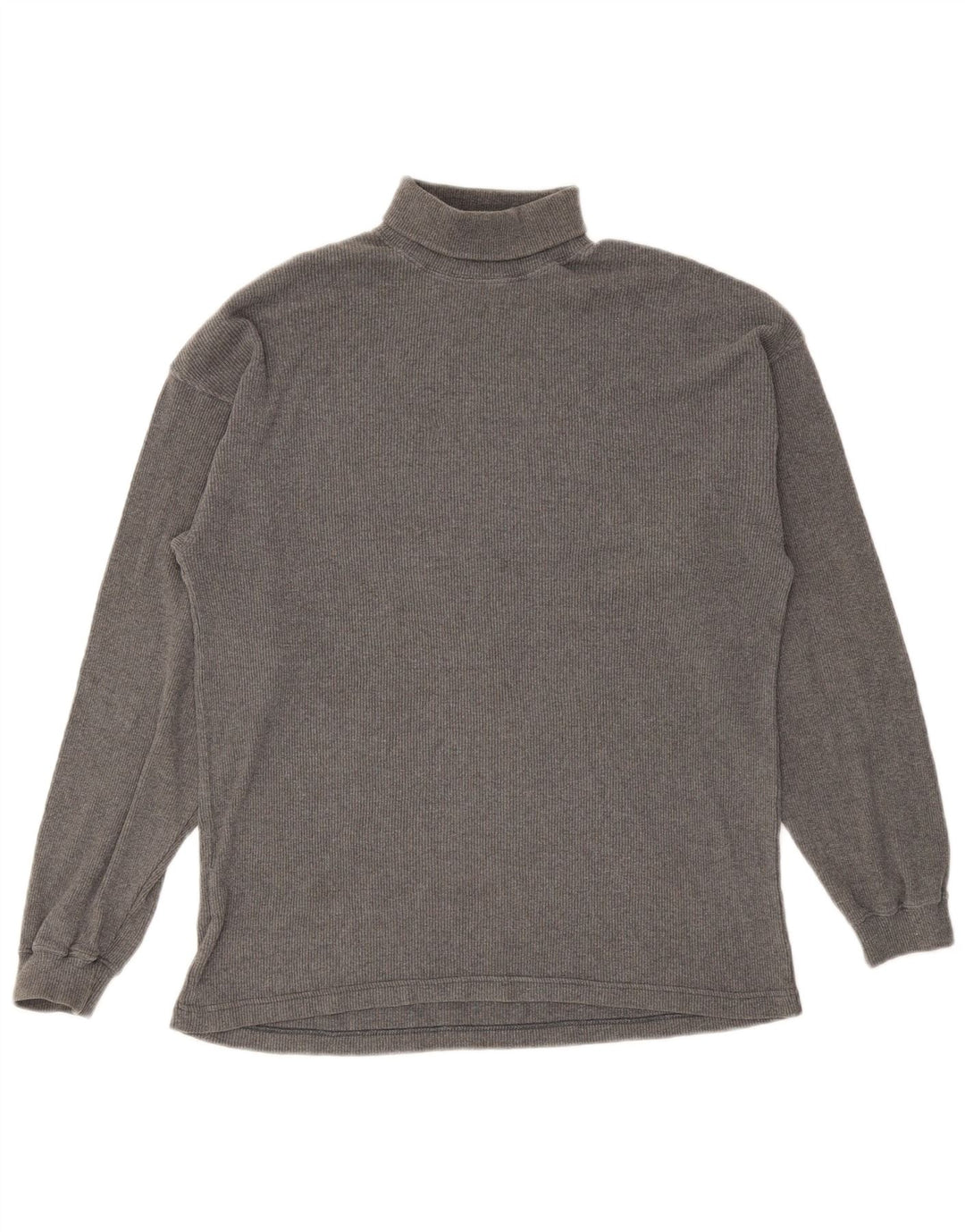 Marks & Spencer Haut à col roulé pour homme à manches longues en coton gris Taille S