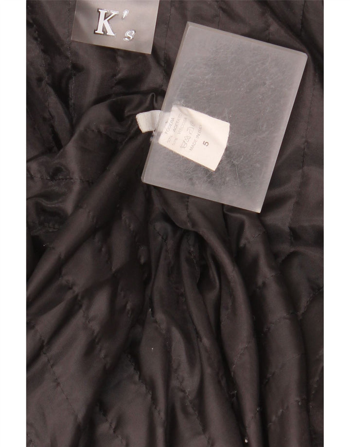 K'S Veste en cuir femme IT 48 XL Noir