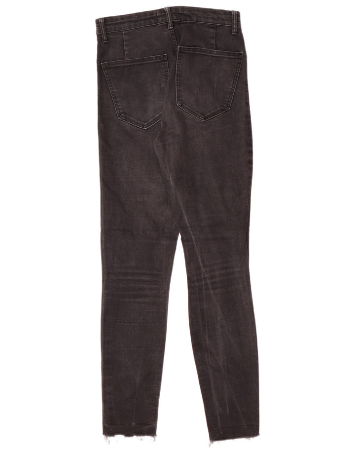 Zara Jean skinny vieilli pour femme EU 36 XS W26 L27 Noir moderne