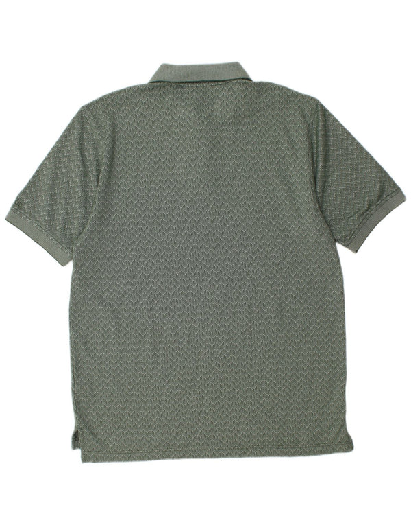 Izod Polo Homme Vert Moyen Chevron Coton