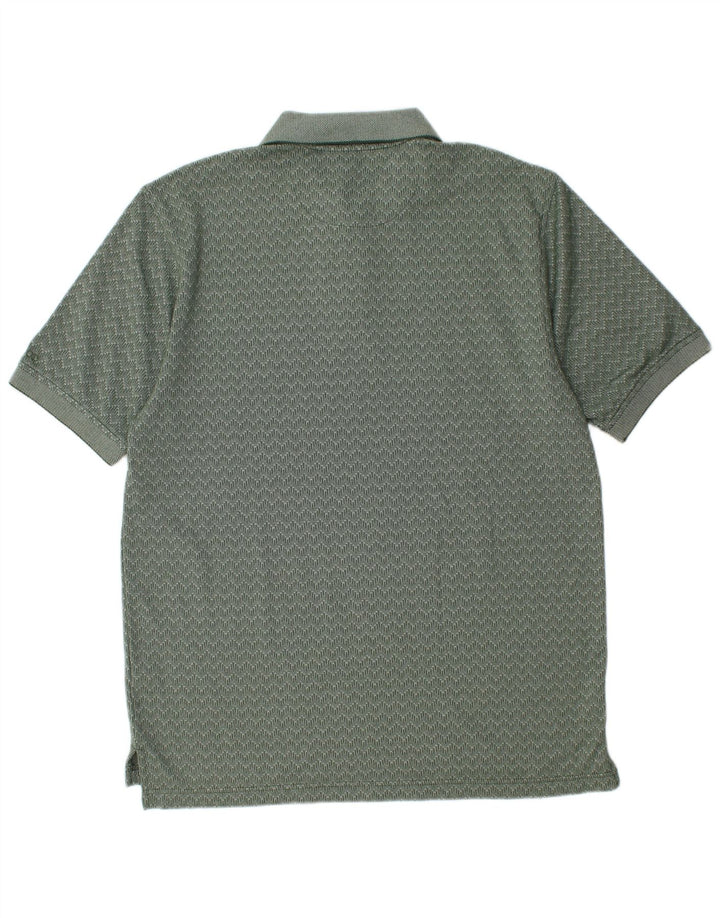 Izod Polo Homme Vert Moyen Chevron Coton