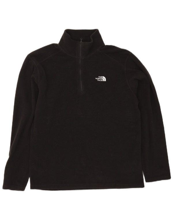 The North Face Pull polaire à col zippé pour homme Petit Noir Polyester