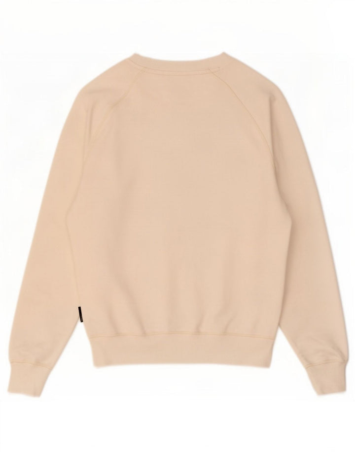 Napapijri Sweatshirt Jumper Small Blanc Coton Homme