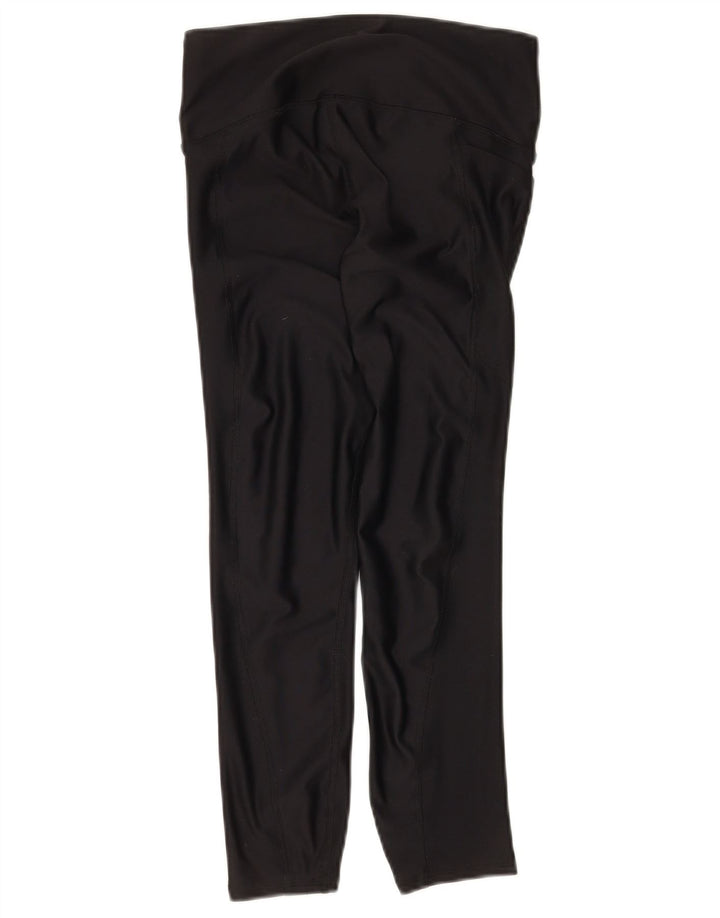 Under Armour Leggings Femme UK 10 Petit Noir Polyester