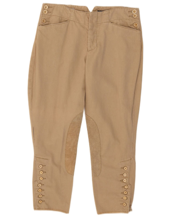 Ralph Lauren Pantalon court d'équitation pour femme US 10 Large W30 L24 Beige