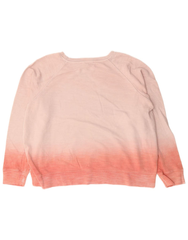 Marks & Spencer Sweat-shirt pour femme UK 20 2XL Rose Colourblock Coton