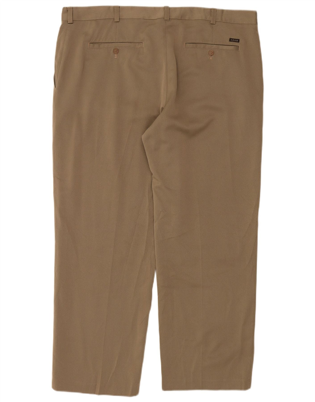 Izod Pantalon Chino Droit Homme W42 L30 Beige Polyester