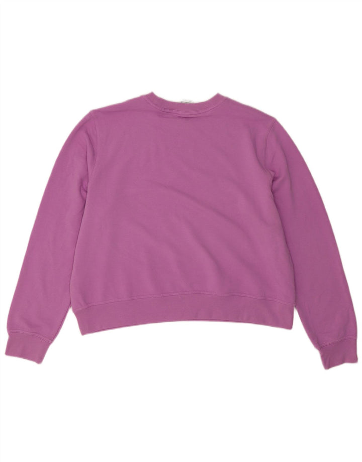 Nike Femme Dri Fit Sweat-shirt surdimensionné UK 18 XL Violet Polyester