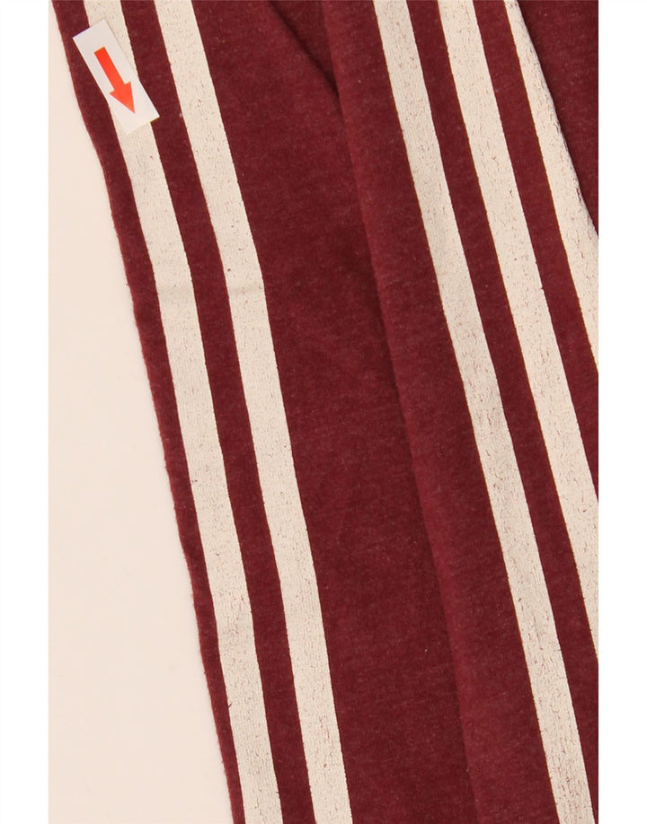 Adidas Haut à manches longues pour homme en coton bordeaux moyen
