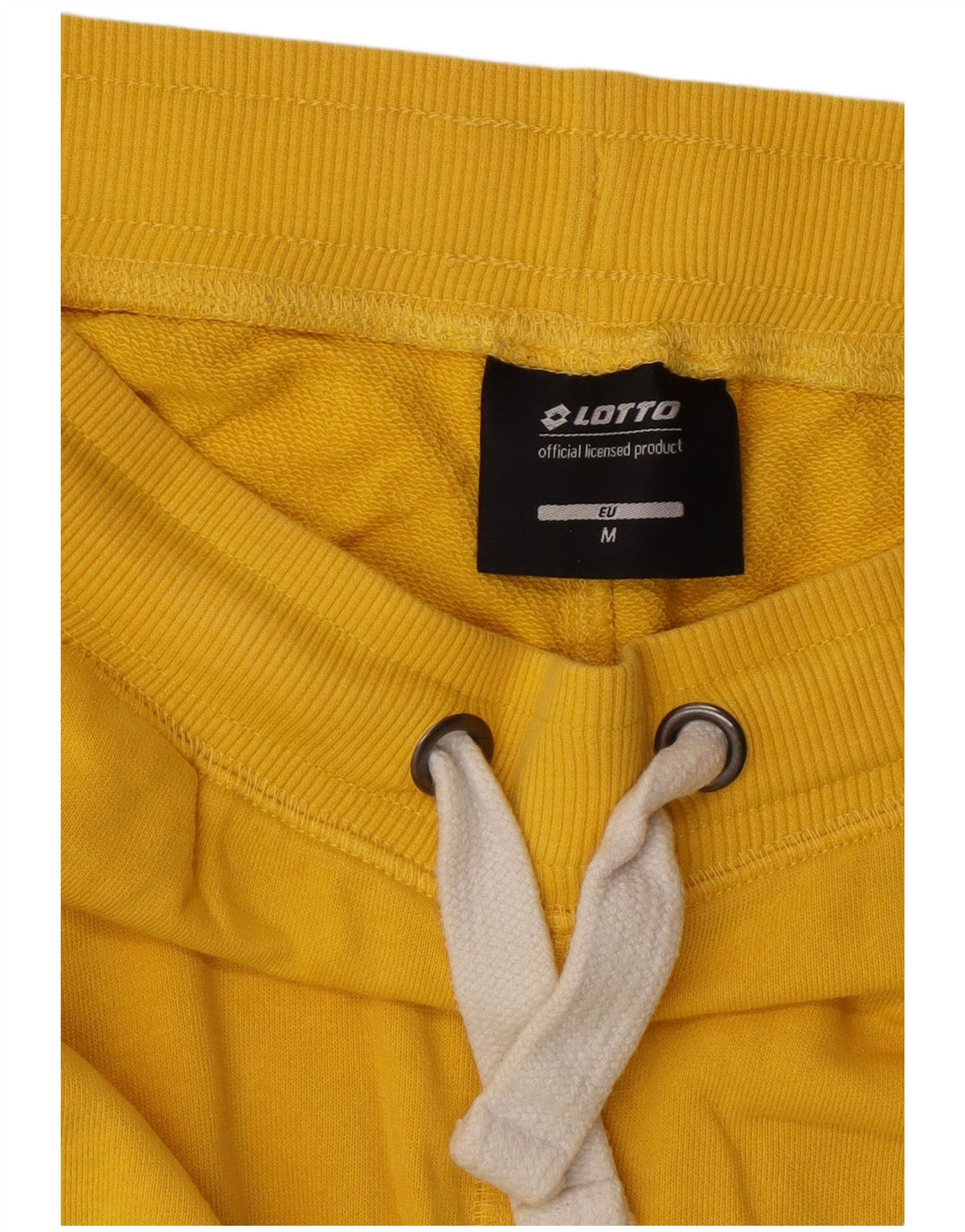 Lotto Short de Sport Graphique Homme Jaune Moyen Coton