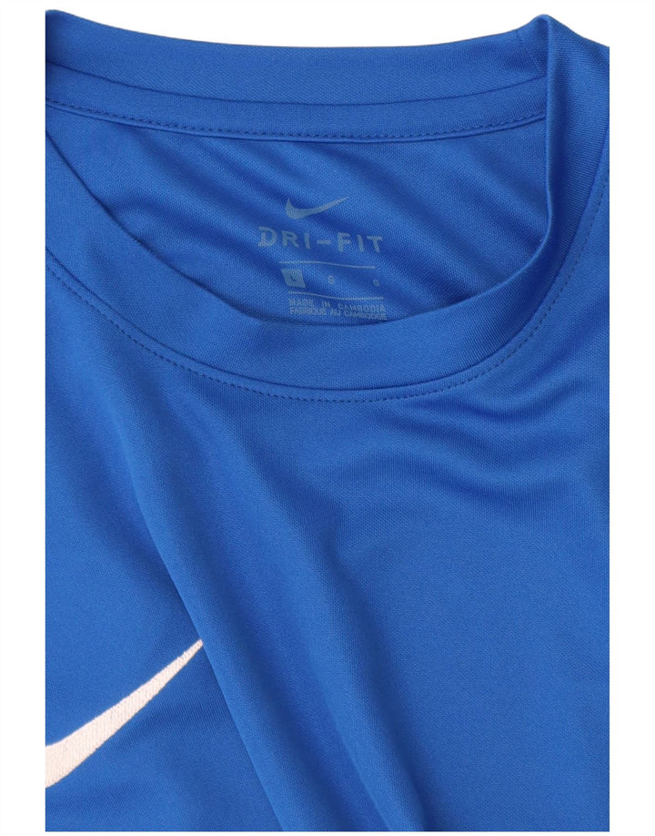 Nike Dri Fit T-shirt pour homme Taille L Bleu
