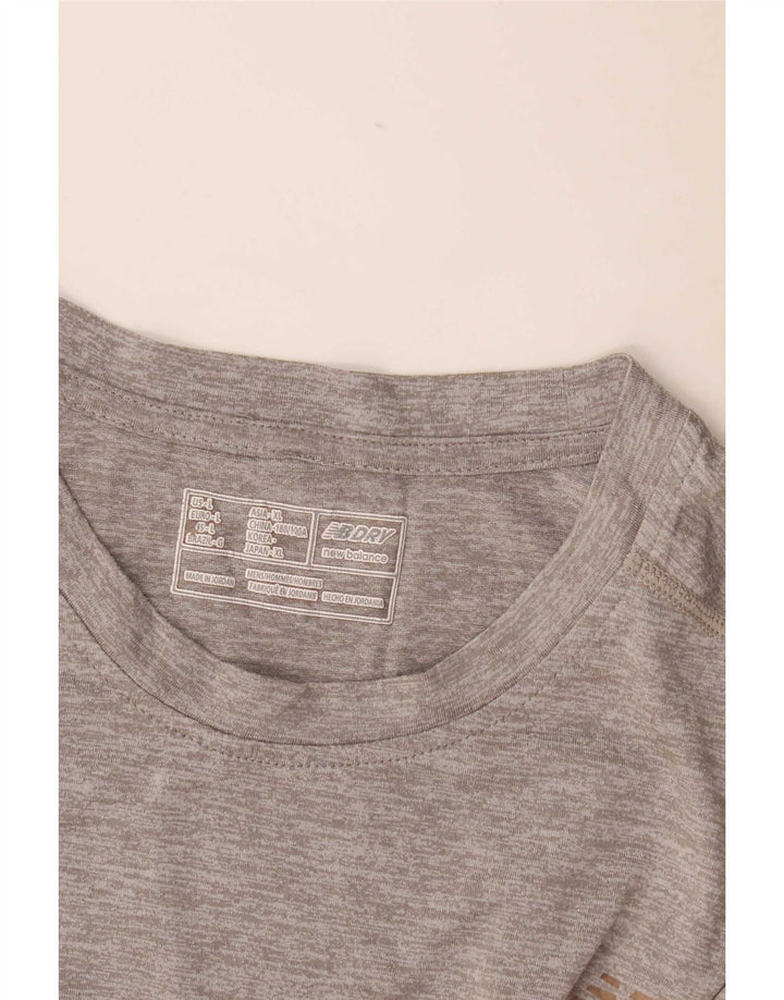 New Balance T-Shirt Homme Haut Large Gris Moucheté