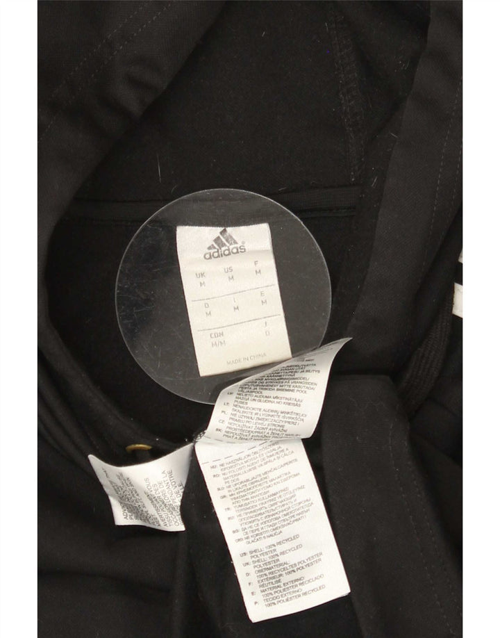 Adidas Pull à capuche pour homme en polyester color block noir moyen
