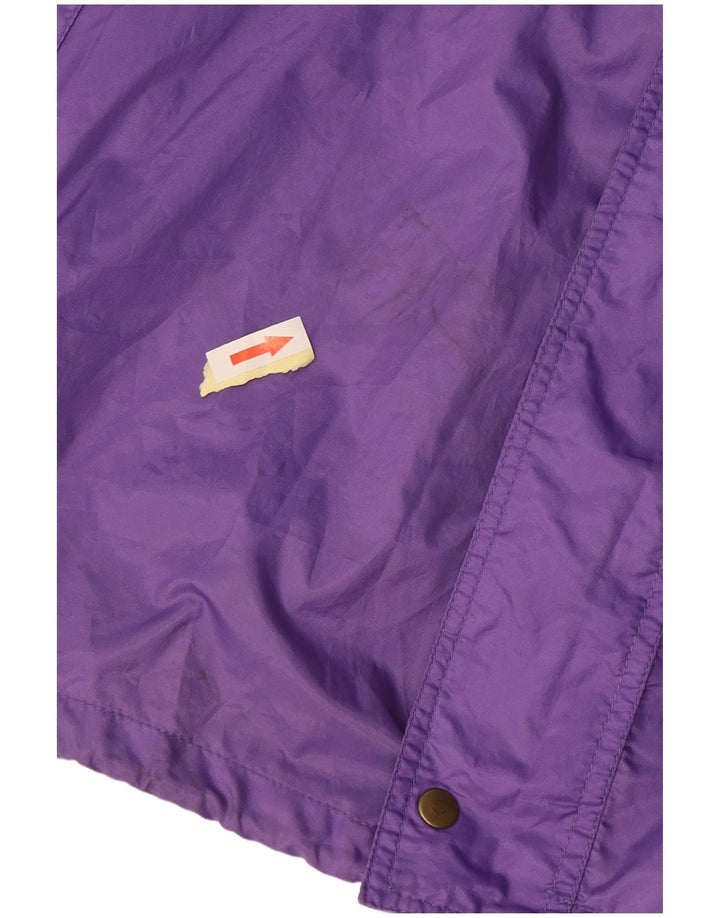 Capt. Cook Veste de pluie à capuche pour homme UK 44 2XL Violet Colourblock Rétro
