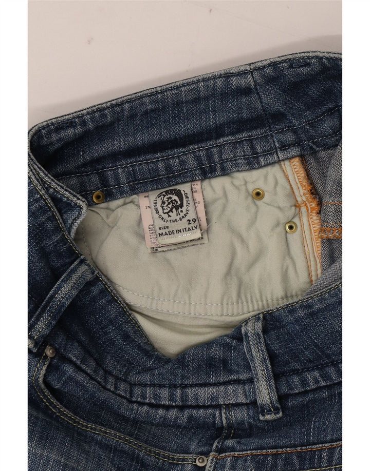 DIESEL Jean droit femme W29 L30 bleu coton