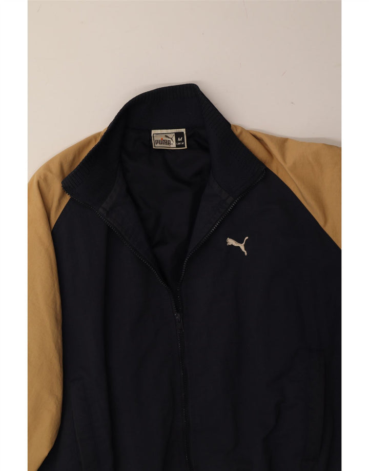 PUMA Veste de Survêtement Homme Bleu Marine Moyen Colourblock