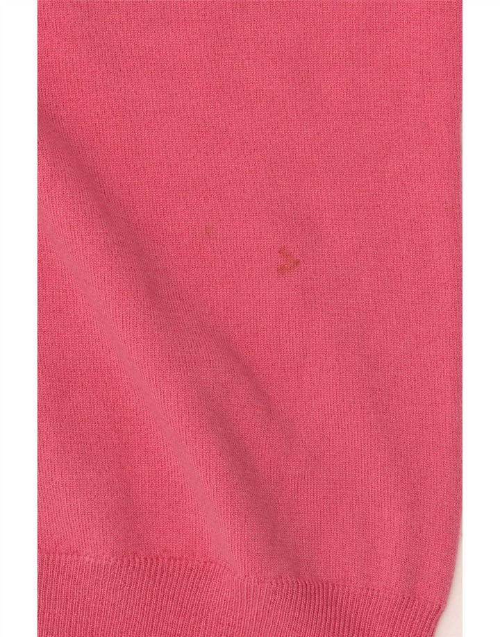 Fred Perry Pull col en V pour femme UK 12 Rose moyen