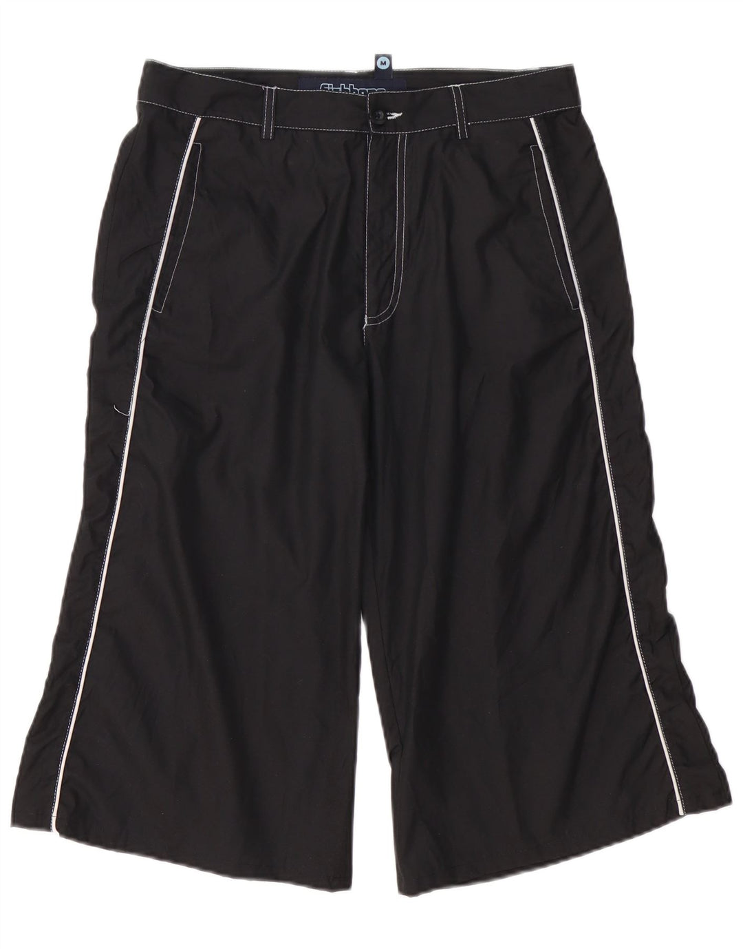 FISHBONE Bermuda Homme Moyen W30 Noir Polyester