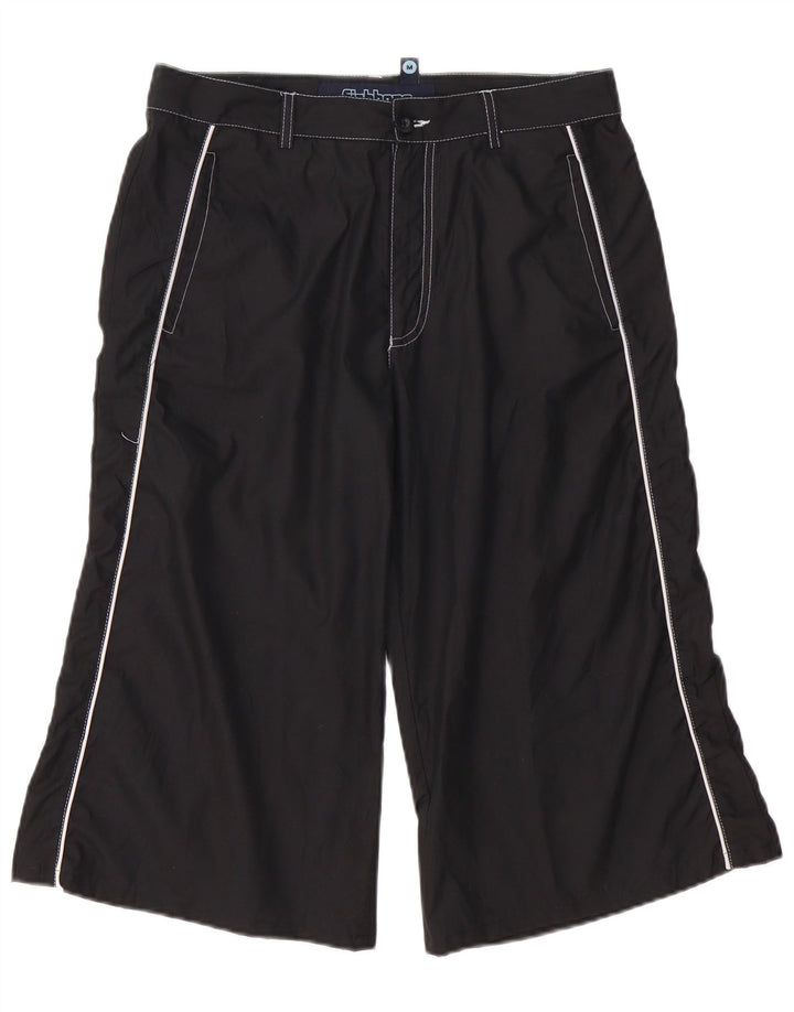 FISHBONE Bermuda Homme Moyen W30 Noir Polyester