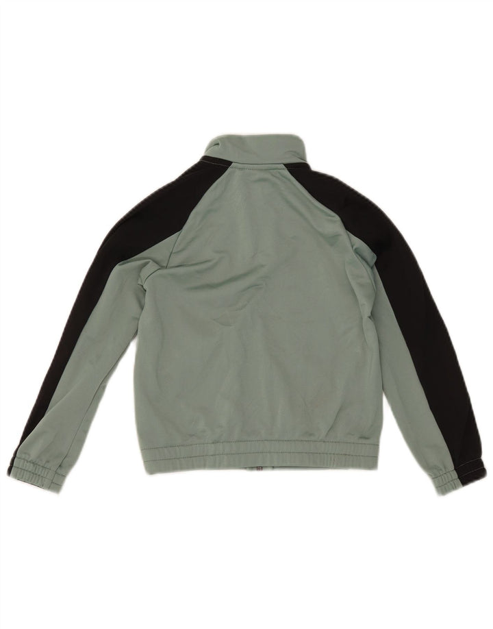 Puma Veste de Survêtement Graphique Garçon 5-6 Ans Vert Colorblock