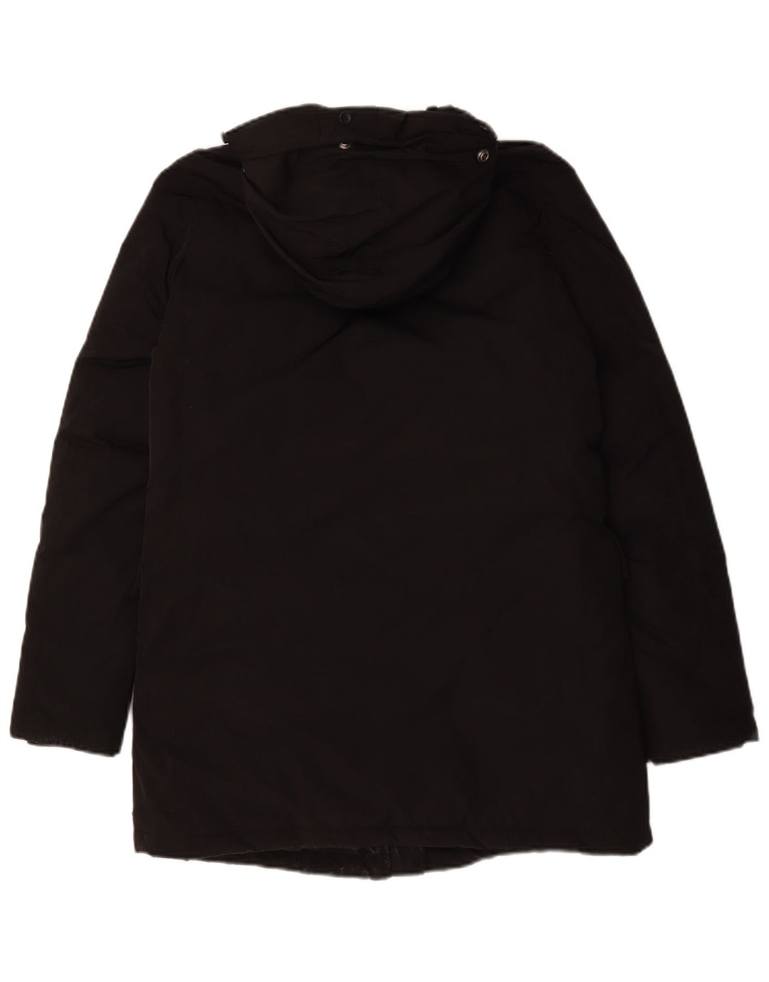 Maison Scotch Manteau rembourré à capuche pour femme UK 14 Polyester noir moyen