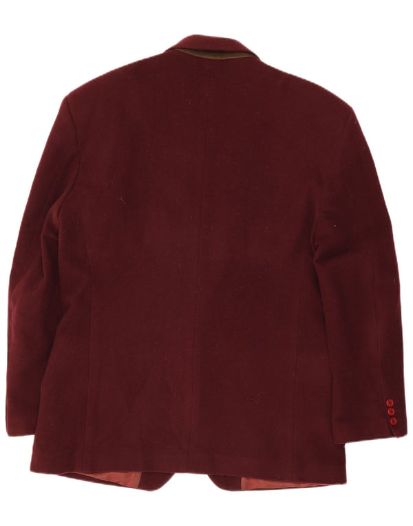 Pit Stop Veste Blazer 2 Boutons Homme IT 54 2XL Laine Bordeaux