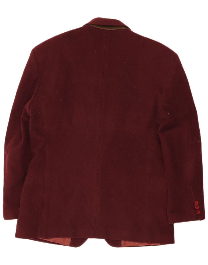 Pit Stop Veste Blazer 2 Boutons Homme IT 54 2XL Laine Bordeaux