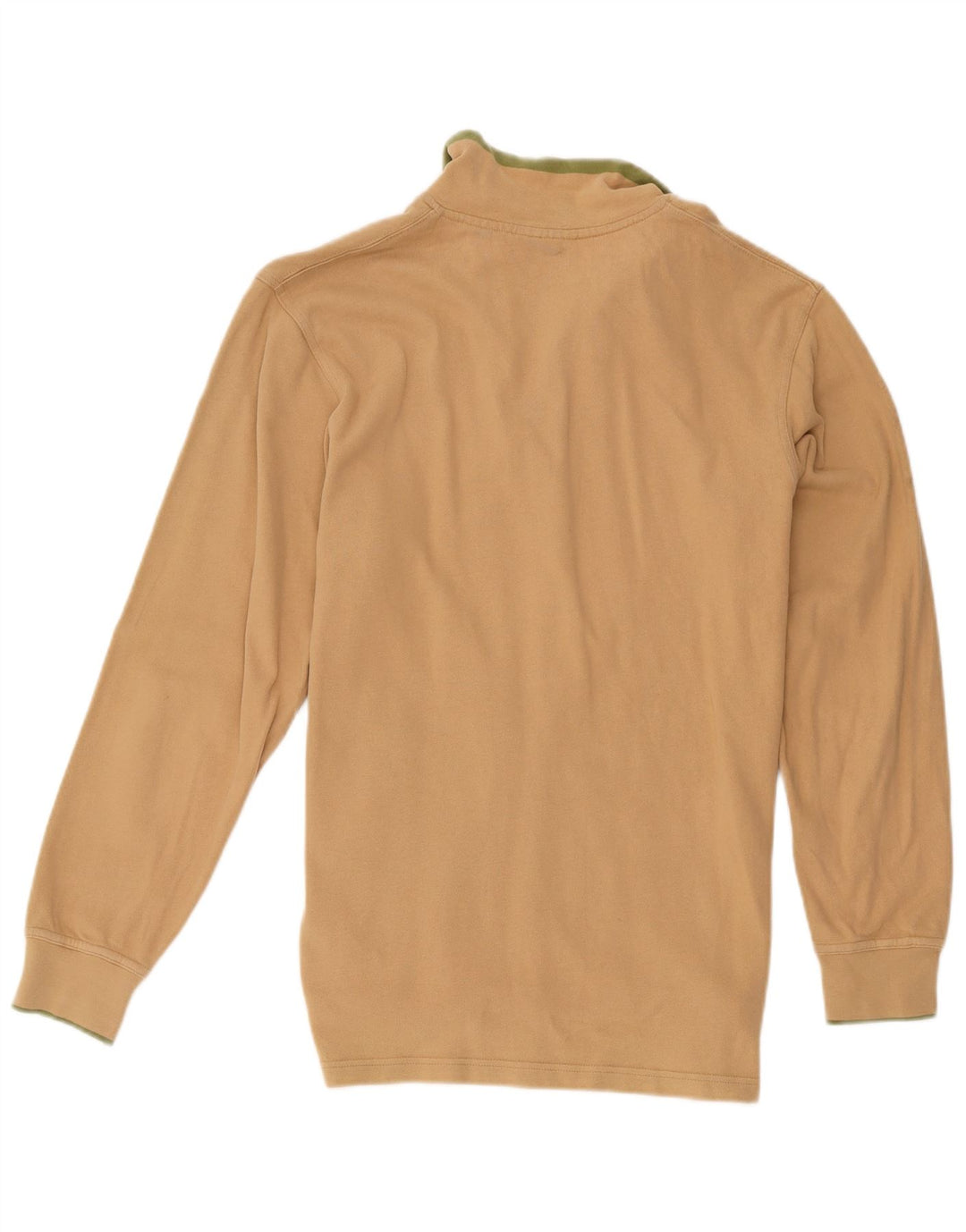 Timberland Sweat-shirt à col zippé pour homme Petit coton beige
