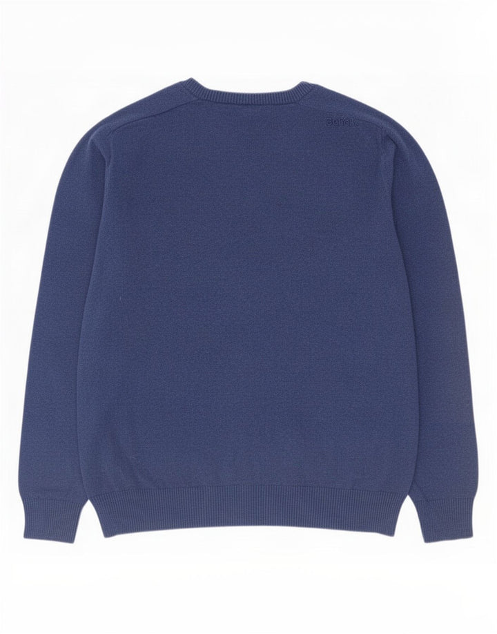 Bench Pull Col V Homme XL Bleu Coton