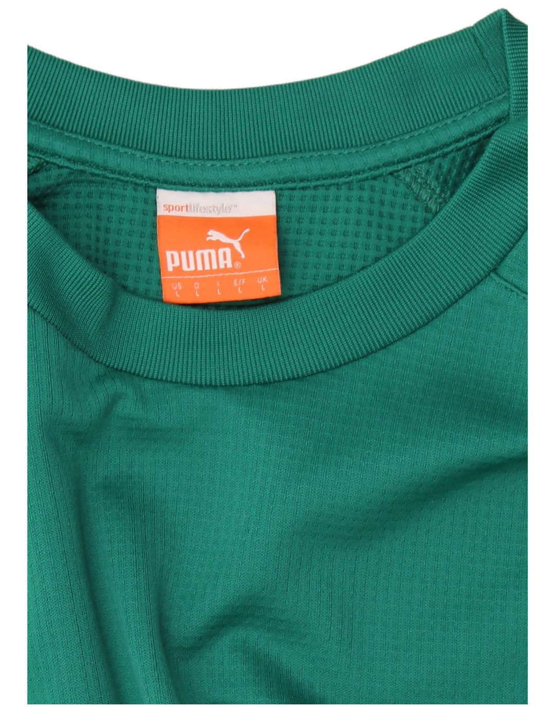 PUMA Sweat-shirt pour homme en polyester color block grand vert