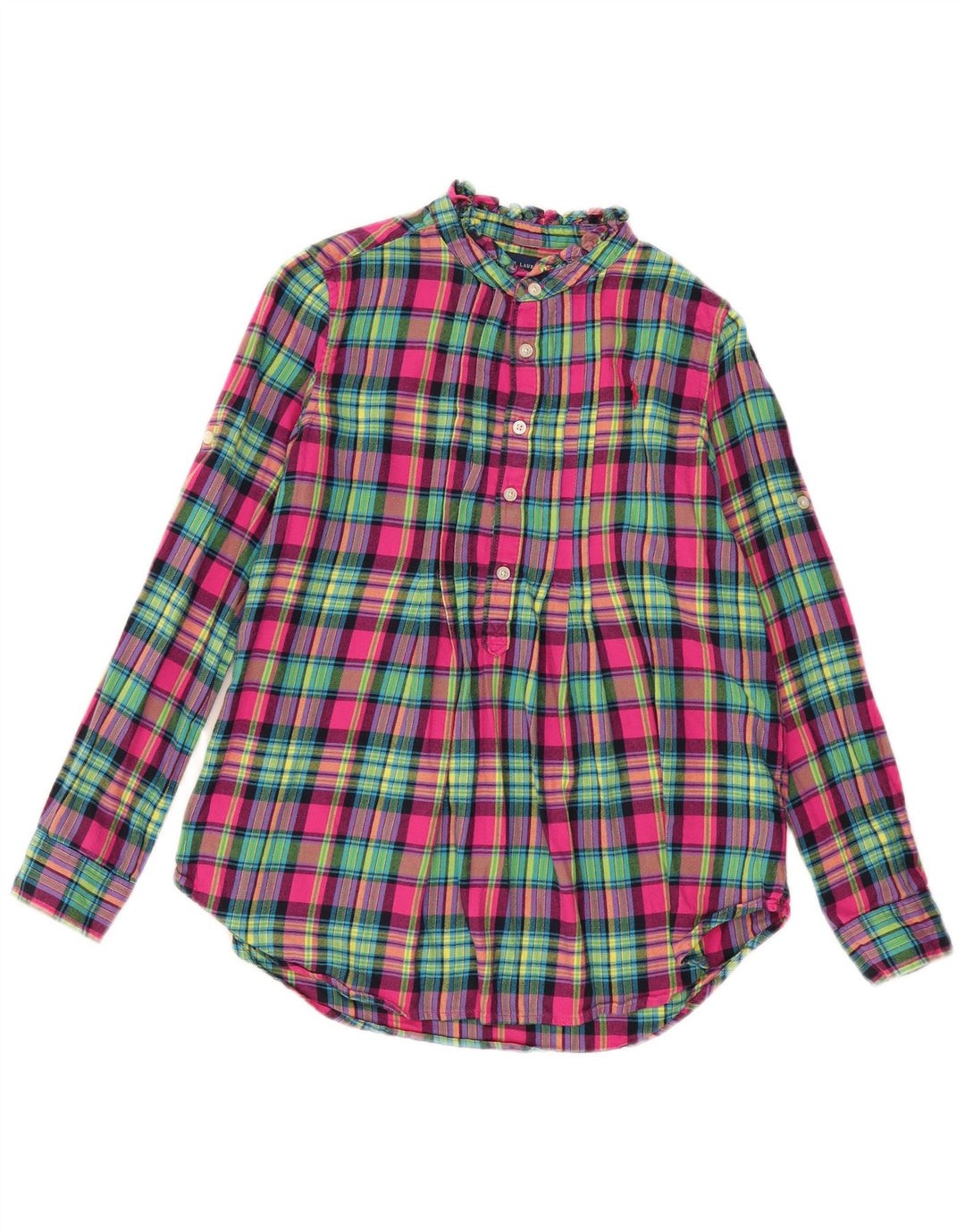 Ralph Lauren Chemise pull en flanelle fille 11-12 ans coton multicolore