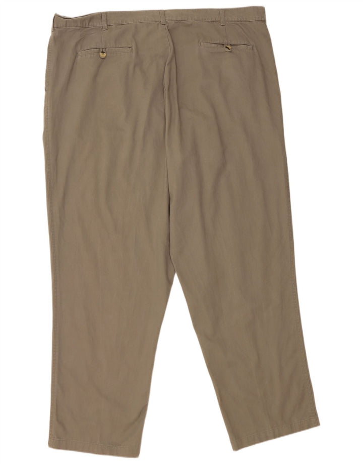 Essentials Pantalon Chino Pegged Homme W46 L30 Gris Coton