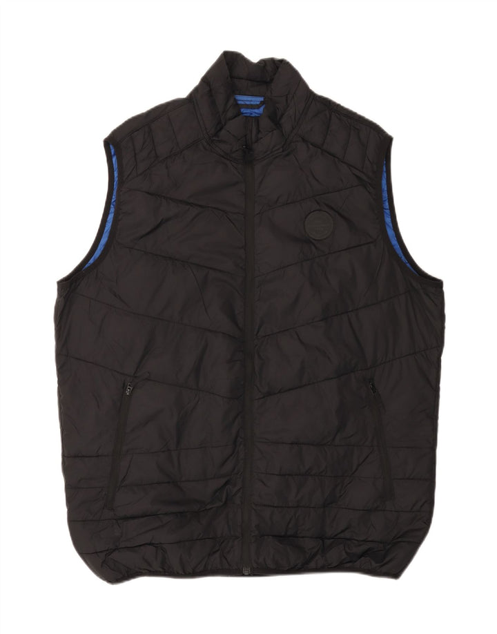 JACK & JONES Gilet rembourré homme UK 42 XL Noir
