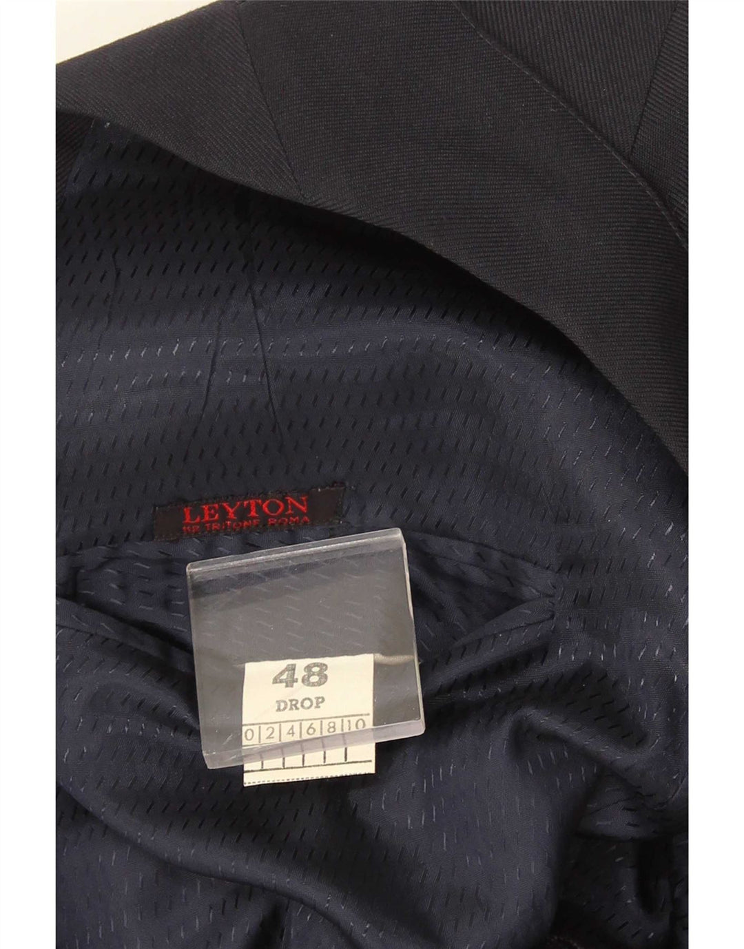 Veste Blazer Double Boutonnage Vintage Homme IT 48 Bleu Marine Moyen