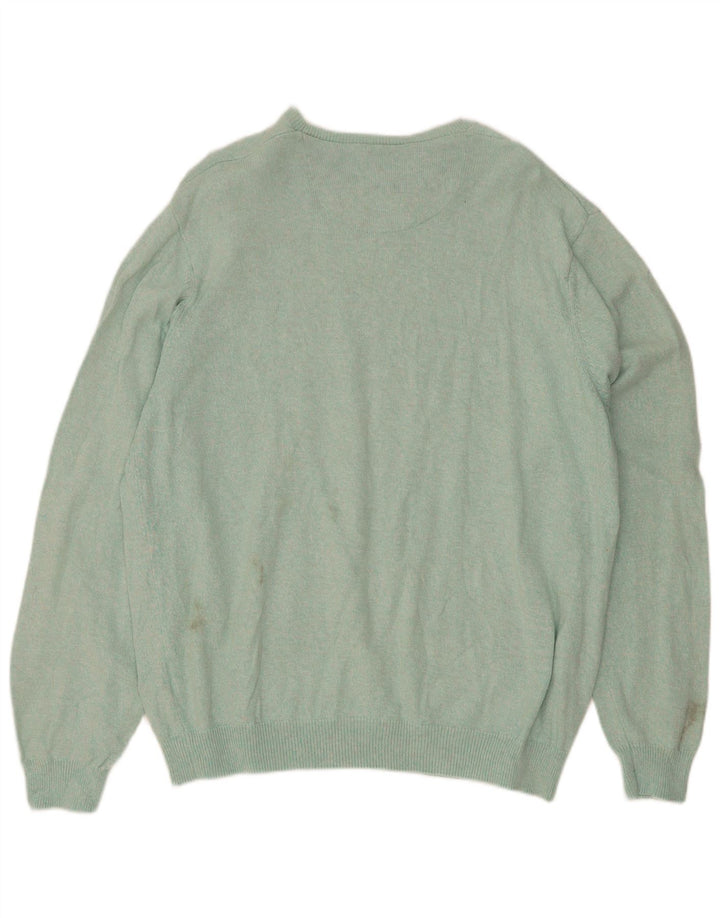 Marks & Spencer Pull à col rond coupe classique pour homme XL Bleu