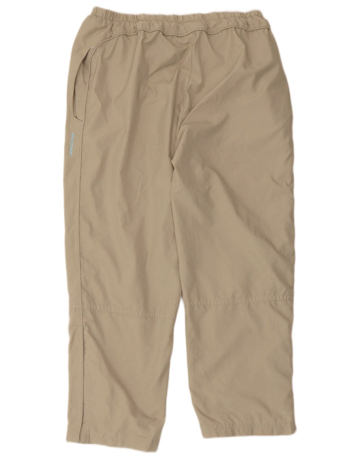 Reebok Pantalon De Survêtement Femme UK 18 XL Beige Polyester