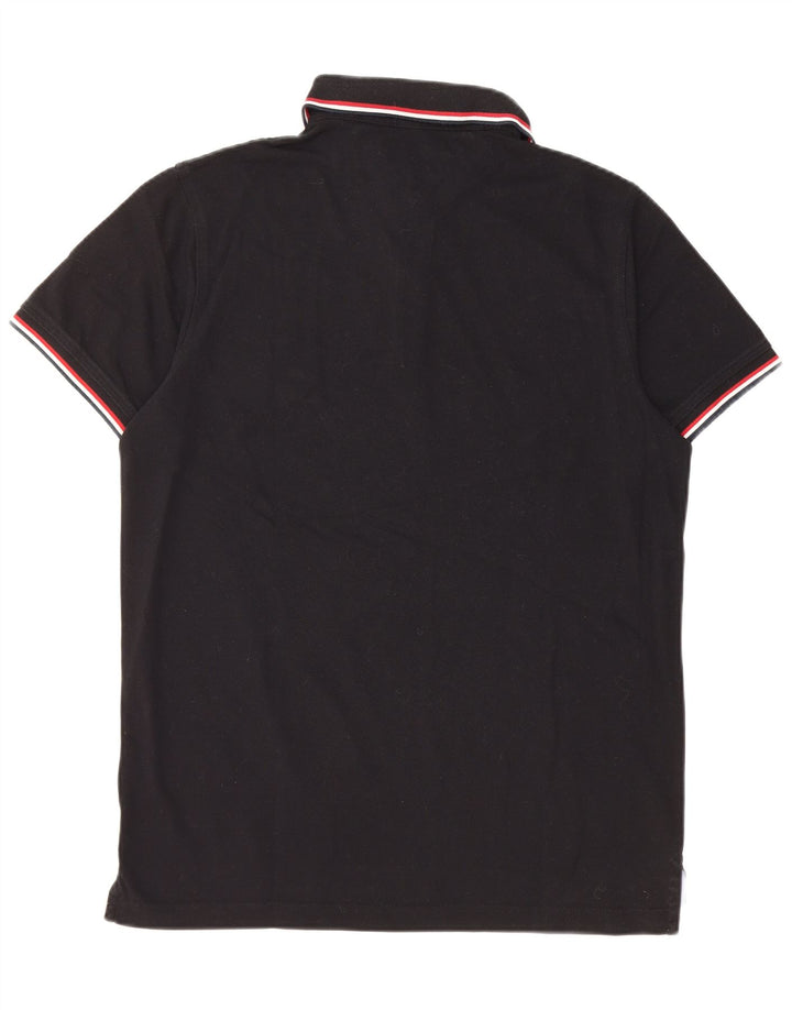 TOMMY HILFIGER Polo Slim Fit Homme Grand Noir Coton