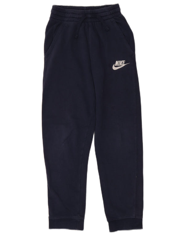 NIKE Pantalon de survêtement garçon Joggers 12-13 ans Large Bleu Marine Coton
