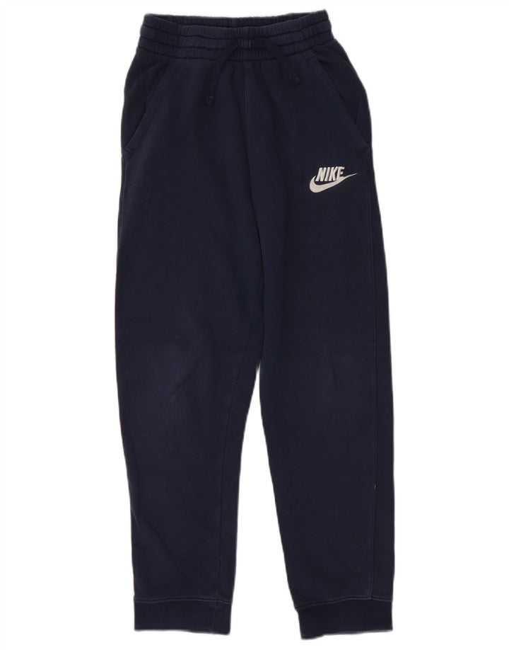 NIKE Pantalon de survêtement garçon Joggers 12-13 ans Large Bleu Marine Coton