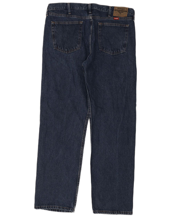 Wrangler Jean droit coupe décontractée pour homme W36 L32 en coton bleu