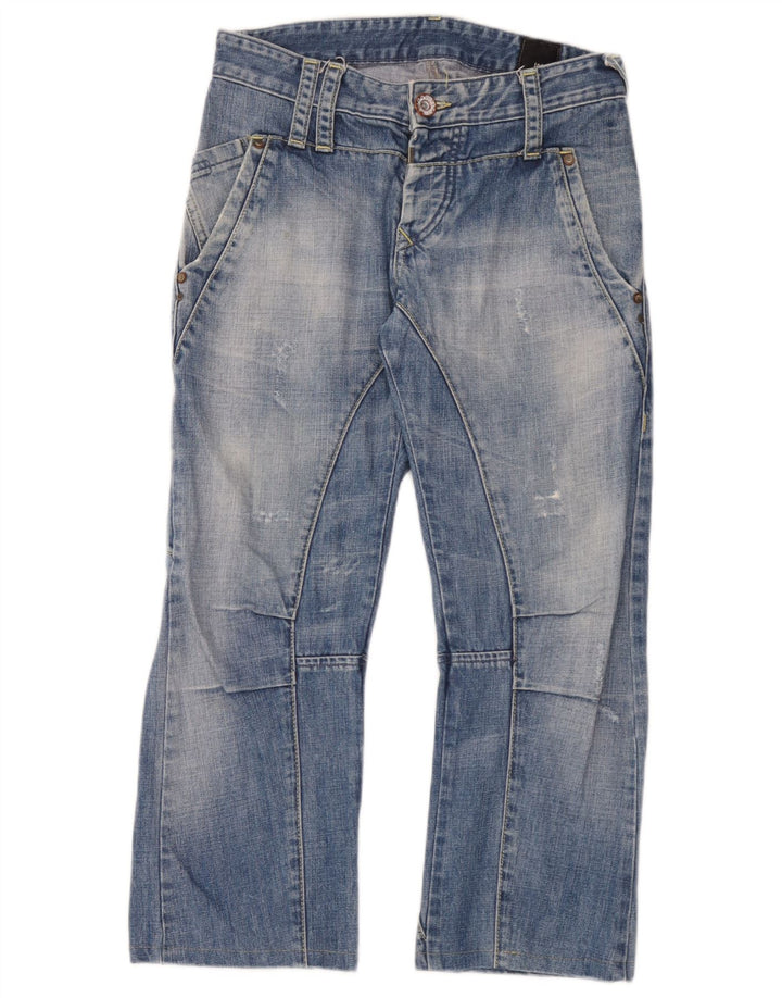 Jack & Jones Jean Court Cargo Effet Déchiré W30 L25 Homme Bleu