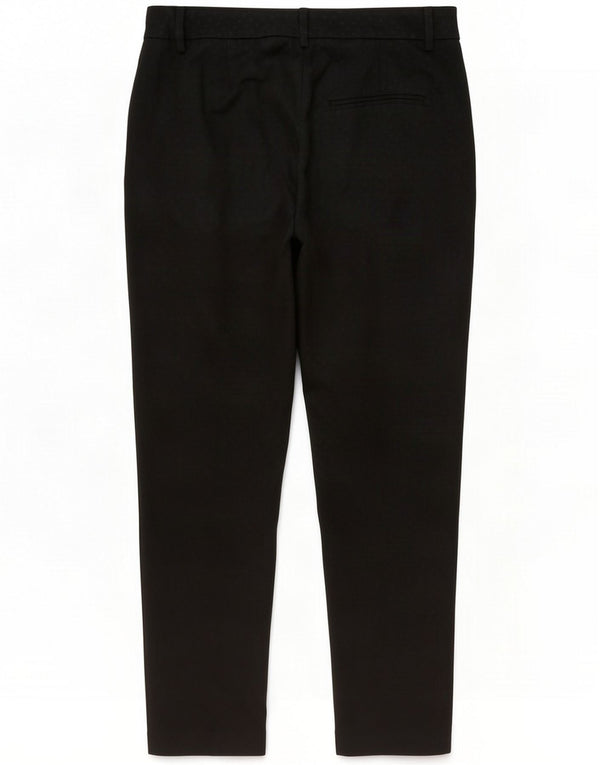Pantalon slim décontracté pour femme Zara EU 40 Medium W30 L26 Noir Polyester