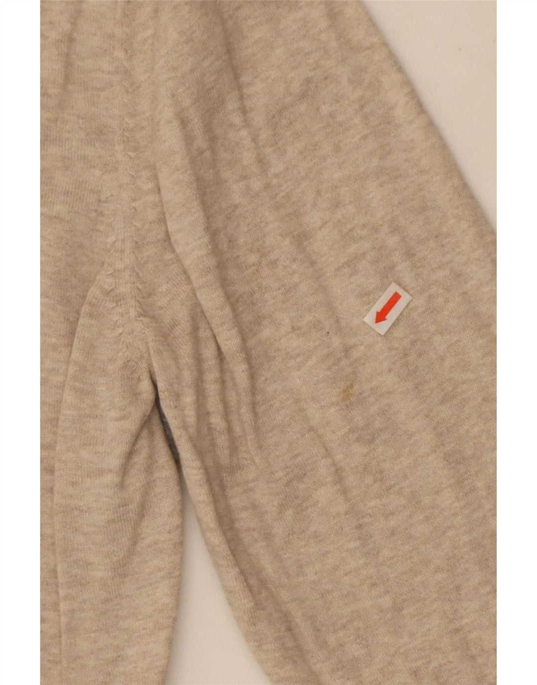 Marks & Spencer Pull Col Polo Homme Beige Moyen Colourblock