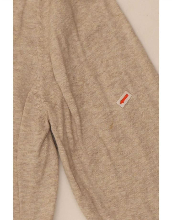 Marks & Spencer Pull Col Polo Homme Beige Moyen Colourblock