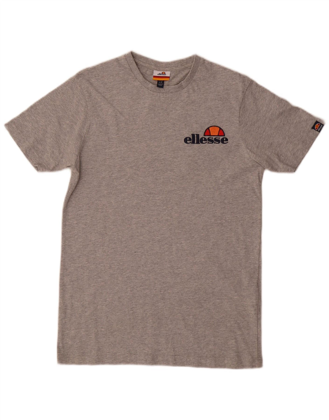 Ellesse T-Shirt Graphique Homme Petit Gris Moucheté Coton