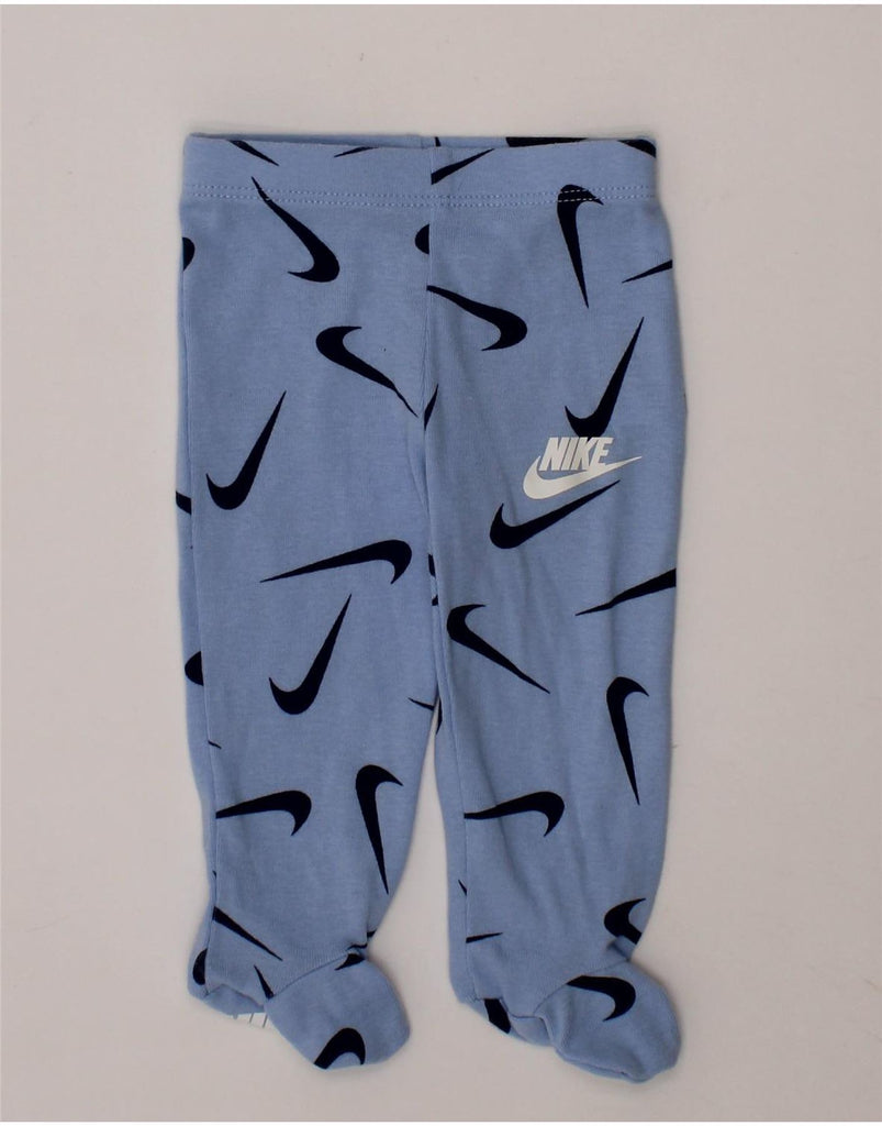 NIKE Baby Boys Graphic Trousers 0-3 Months Blue Cotton Vintage Nike and Second-Hand Nike from Messina Hembry 