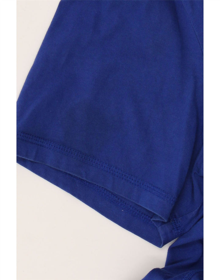 Puma T-shirt graphique pour homme, grand, bleu, coton