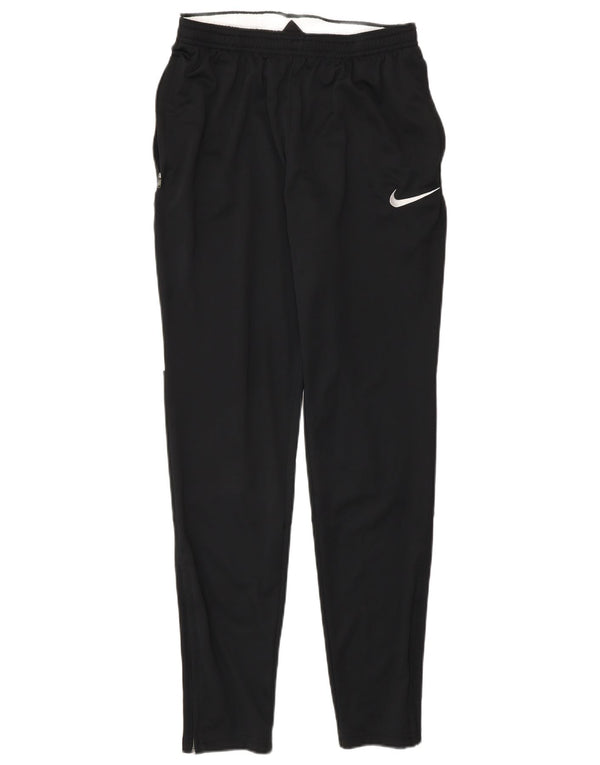 Nike Pantalon de survêtement Dri Fit pour homme Taille S en polyester color block noir