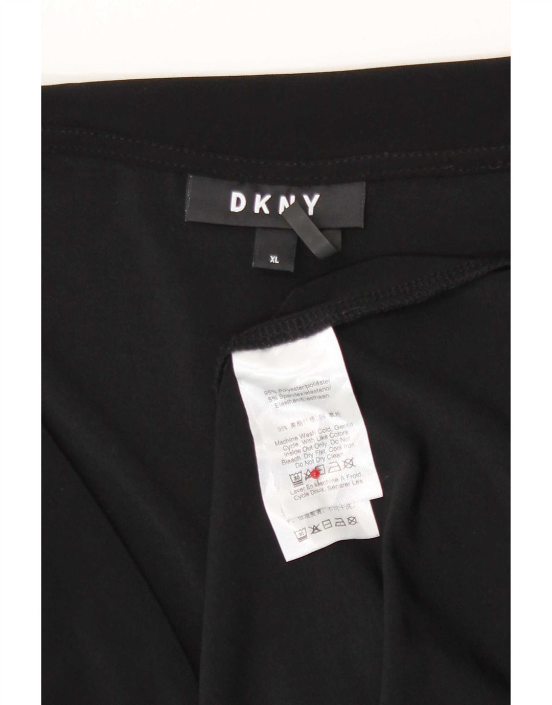Dkny Chemisier Femme UK 18 XL Noir Polyester