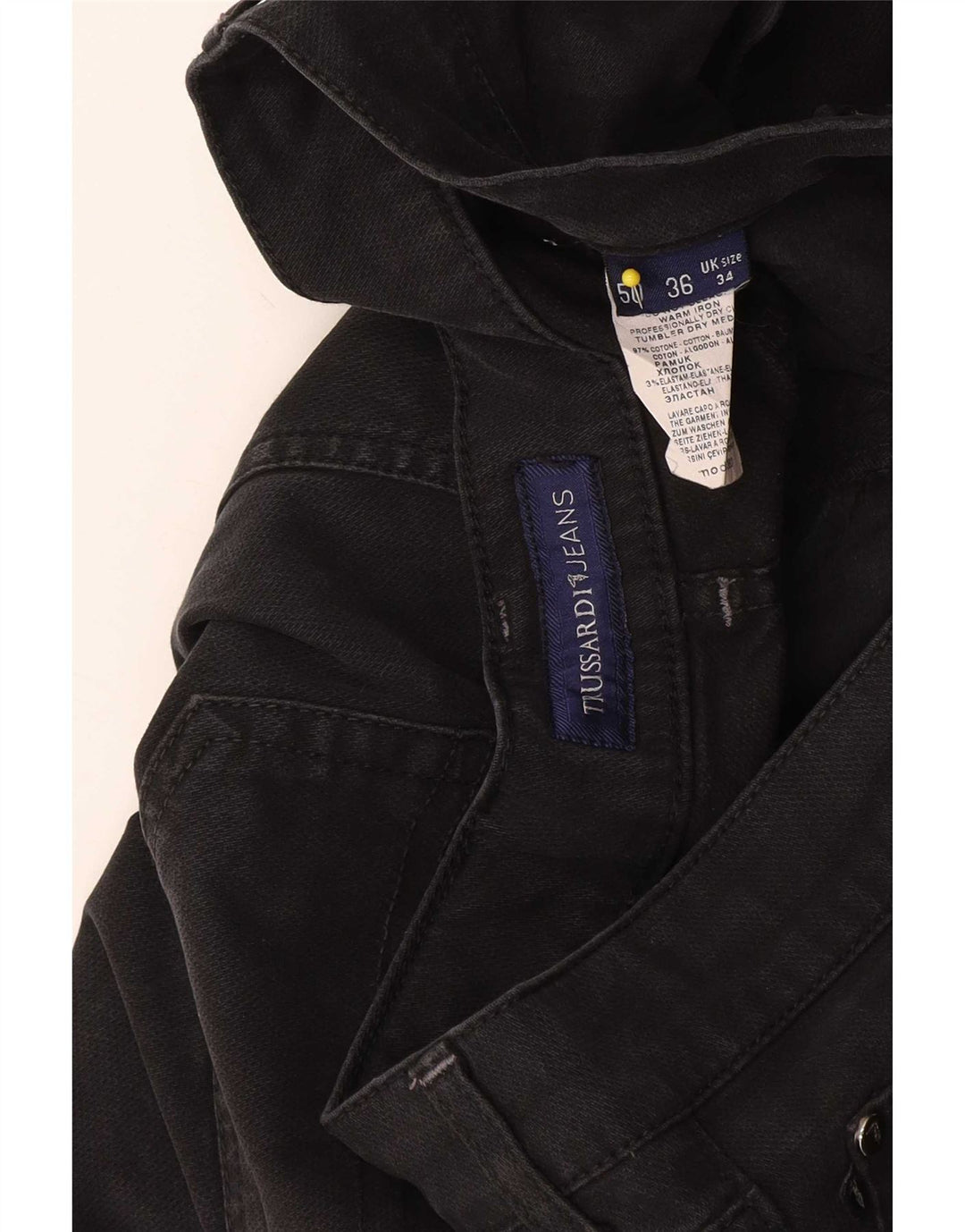 Trussardi Jean Court W36 L26 Coton Noir |